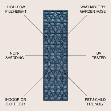 Talaia Neutral Geometric Indoor/outdoor Area Rug